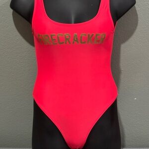 Xhilaration Coral and Pink Swimsuit